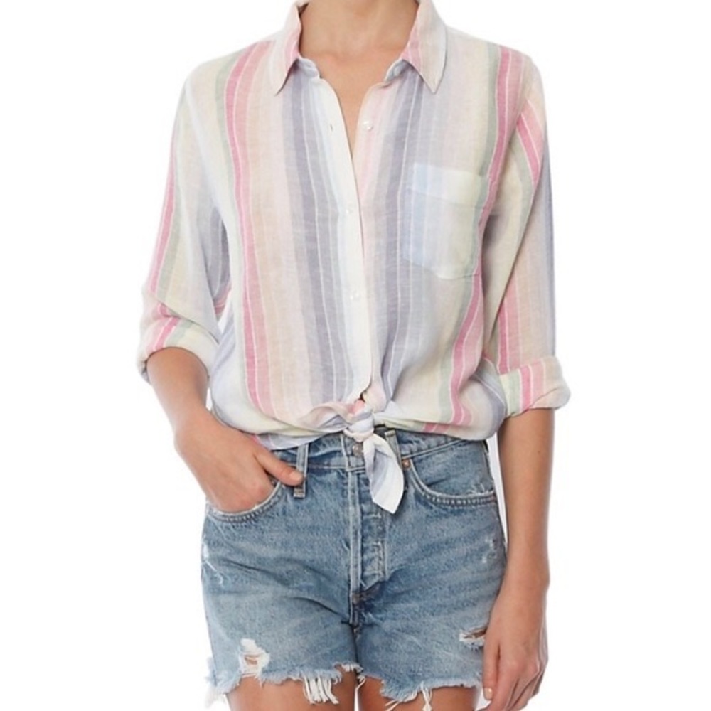 Rails-Brand new never worn rainbow top